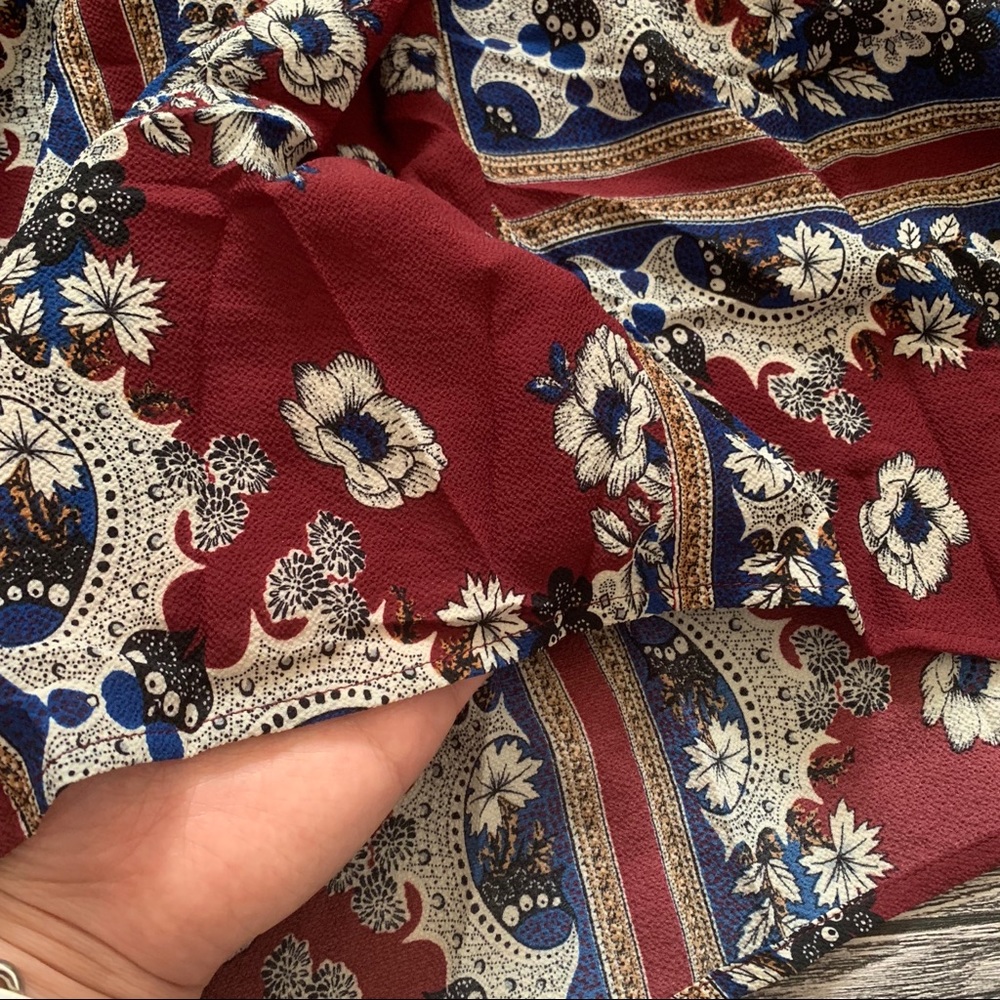 π Floral Uneven Hem Maxi Dress - Picture 6 of 8